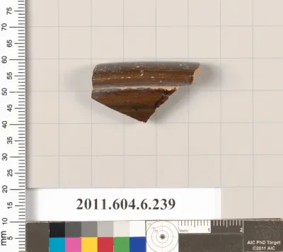 Terracotta fragment of a bowl