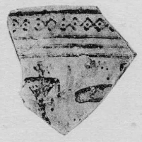 KRATER, FRAGMENT (ATHENIAN GEOMETRIC, SILHOUETTE)
