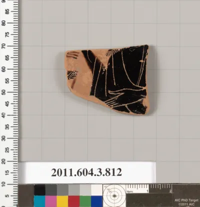 Terracotta fragment of a lekythos (oil flask)