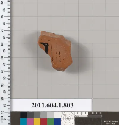 Terracotta fragment of a kylix (drinking cup)