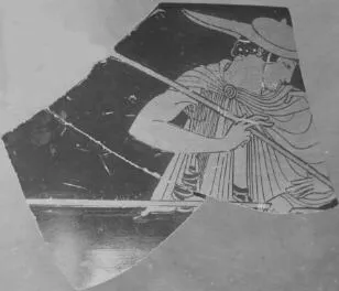 SKYPHOS, FRAGMENT (ATHENIAN, RED-FIGURE)