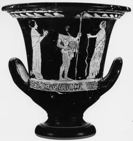 KRATER, CALYX (ATHENIAN, RED-FIGURE)