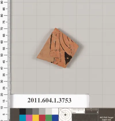 Terracotta fragment of a kylix (drinking cup)