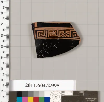 Terracotta fragment of an oinochoe (jug)