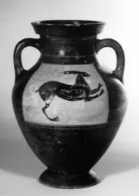 AMPHORA, BELLY, TYPE B (ATHENIAN, BLACK-FIGURE)