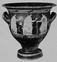KRATER, BELL (ATHENIAN, RED-FIGURE)