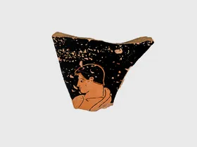 AMPHORA (?), FRAGMENT (ATHENIAN, RED-FIGURE)