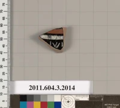 Terracotta fragment of a kylix (drinking cup)