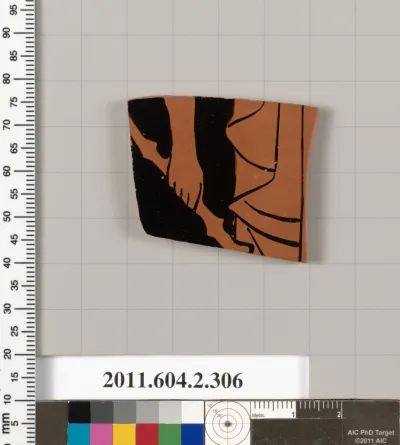 Terracotta fragment of a column-krater (bowl for mixing wine and water)