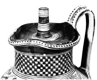 OINOCHOE (ATHENIAN GEOMETRIC, SILHOUETTE)