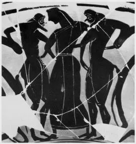 CUP A (ATHENIAN, BLACK-FIGURE)