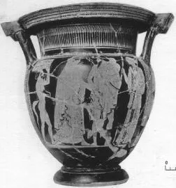 KRATER, COLUMN (ATHENIAN, RED-FIGURE)