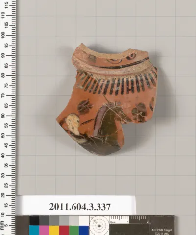Terracotta fragment of a neck-amphora (jar)