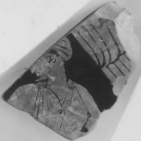 LEKANIS, FRAGMENT (ATHENIAN, RED-FIGURE)