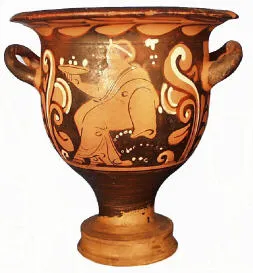 KRATER, BELL (SOUTH ITALIAN, CAMPANIAN, RED-FIGURE)