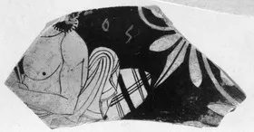 KANTHAROS, FRAGMENT (ATHENIAN, RED-FIGURE)