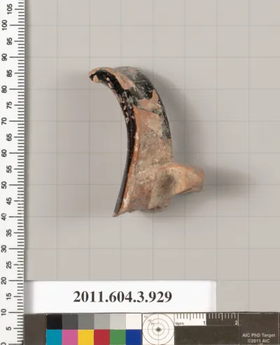 Terracotta fragment of a lekythos (oil flask)