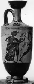 LEKYTHOS (ATHENIAN, BLACK-FIGURE)