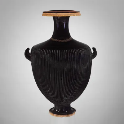 Terracotta hydria (water jar)