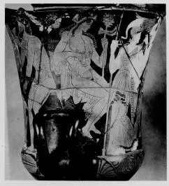 KRATER, CALYX (ATHENIAN, RED-FIGURE)