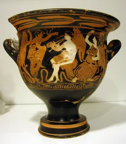 KRATER, BELL (ATHENIAN, RED-FIGURE)