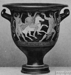 KRATER, BELL (SOUTH ITALIAN, CAMPANIAN, RED-FIGURE)