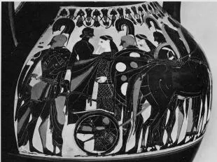 AMPHORA, BELLY, TYPE B (ATHENIAN, BLACK-FIGURE)