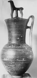 PITCHER (ATHENIAN GEOMETRIC, SILHOUETTE)