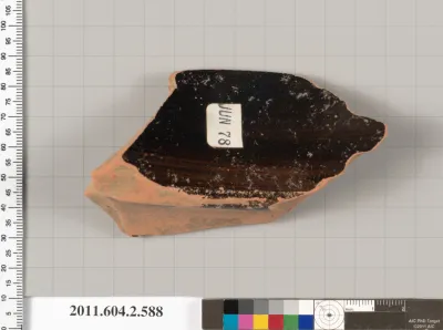 Terracotta fragment of a column-krater (bowl for mixing wine and water)