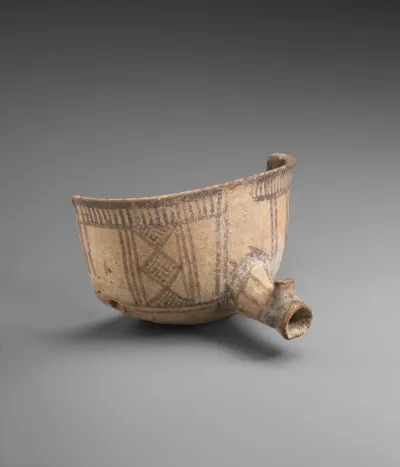 Terracotta model of a chariot box