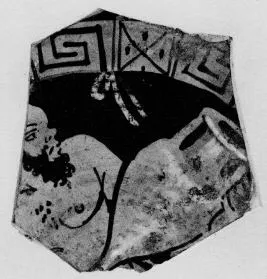CUP, FRAGMENT (FALISCAN, RED-FIGURE)