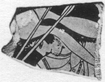 CUP, FRAGMENT (ATHENIAN, RED-FIGURE)