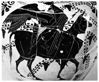 AMPHORA, NECK (ATHENIAN, BLACK-FIGURE)