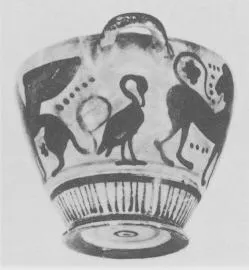 SKYPHOS (BOEOTIAN, BLACK-FIGURE)