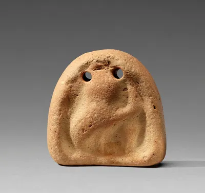 Loom weight with Spinning Owl