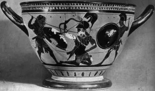 SKYPHOS (ATHENIAN, BLACK-FIGURE)