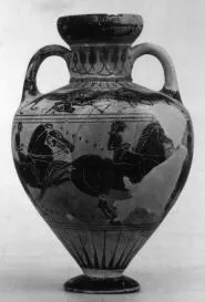 AMPHORA, PANATHENAIC SHAPE (ATHENIAN, BLACK-FIGURE)