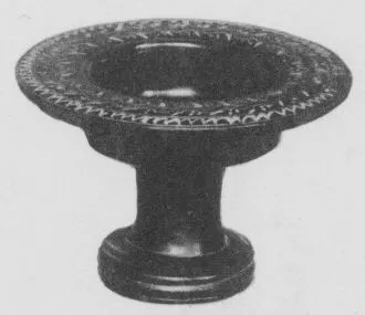STAND (TEANO WARE, BLACK GLAZE)