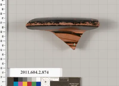 Terracotta fragment of a bell-krater (bowl for mixing wine and water)