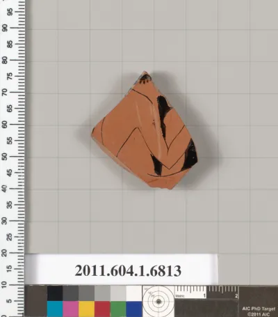 Terracotta fragment of a kylix (drinking cup)