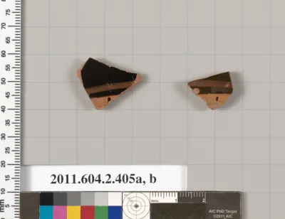 Terracotta fragments of a column-krater (bowl for mixing wine and water)