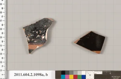 Terracotta fragments of lekythoi (oil flasks)