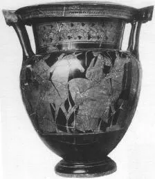 KRATER, COLUMN (ATHENIAN, RED-FIGURE)
