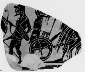 KRATER, VOLUTE, FRAGMENTS (ATHENIAN, BLACK-FIGURE)
