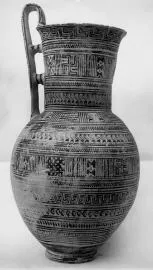 PITCHER (ATHENIAN GEOMETRIC, SILHOUETTE)