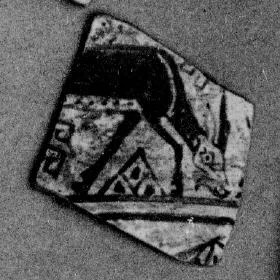 CHALICE, FRAGMENT (EAST GREEK, NAUCRATITE, OUTLINE)