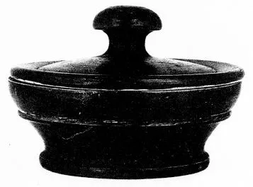 PYXIS (ATHENIAN, BLACK GLAZE)