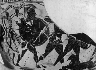 KRATER, CALYX (ATHENIAN, BLACK-FIGURE)