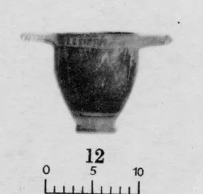 SKYPHOS (SOUTH ITALIAN, GNATHIAN, BLACK GLAZE)
