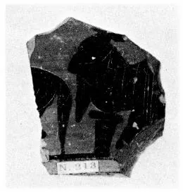 KRATER, VOLUTE, FRAGMENT (ATHENIAN, BLACK-FIGURE)